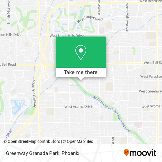 Greenway Granada Park map