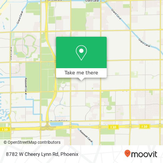 Mapa de 8782 W Cheery Lynn Rd