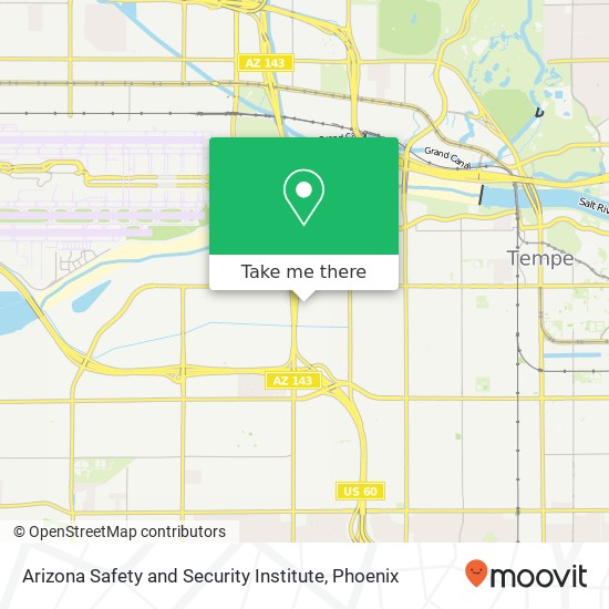 Mapa de Arizona Safety and Security Institute