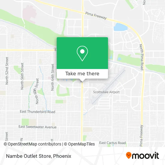 Nambe Outlet Store map