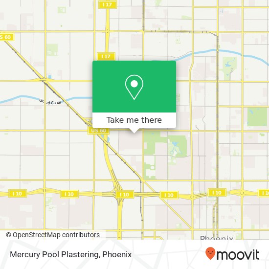 Mapa de Mercury Pool Plastering