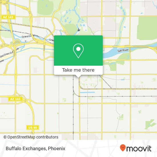 Buffalo Exchanges map