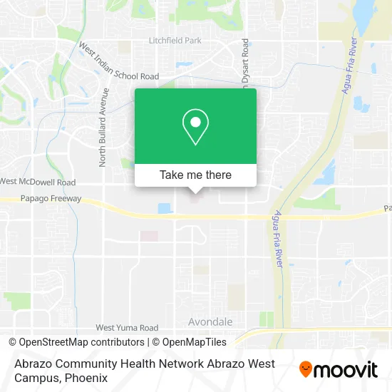 Mapa de Abrazo Community Health Network Abrazo West Campus