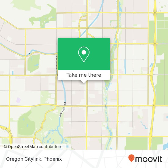 Oregon Citylink map