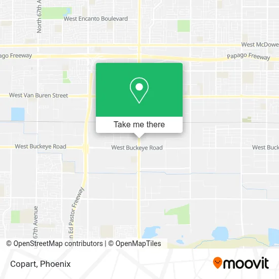 Copart map