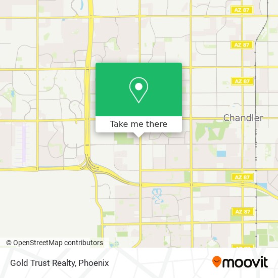 Gold Trust Realty map