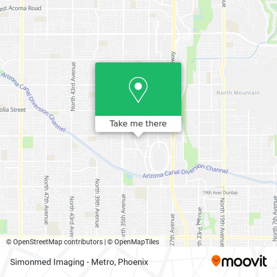Simonmed Imaging - Metro map