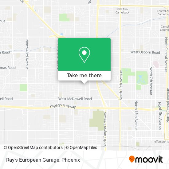 Mapa de Ray's European Garage