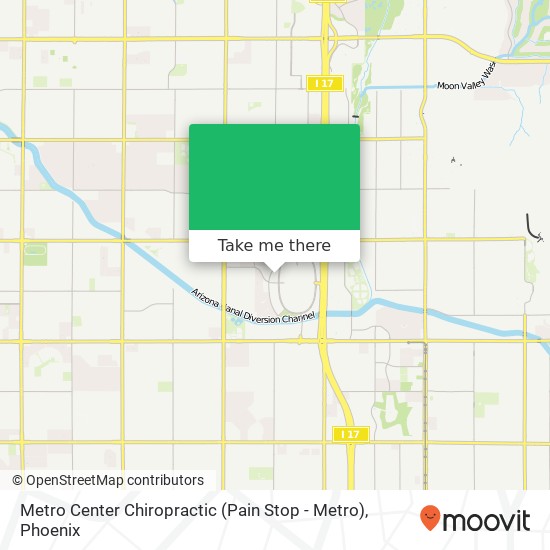 Mapa de Metro Center Chiropractic (Pain Stop - Metro)