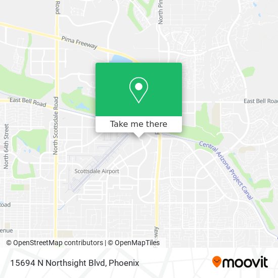 Mapa de 15694 N Northsight Blvd