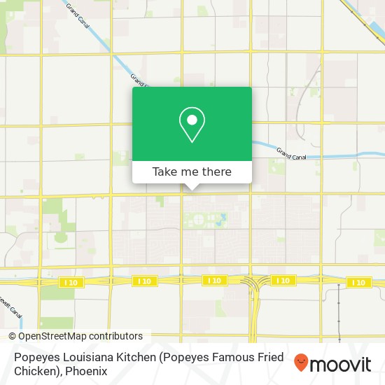 Popeyes Louisiana Kitchen (Popeyes Famous Fried Chicken) map