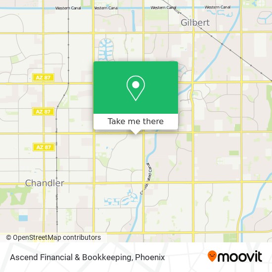 Ascend Financial & Bookkeeping map