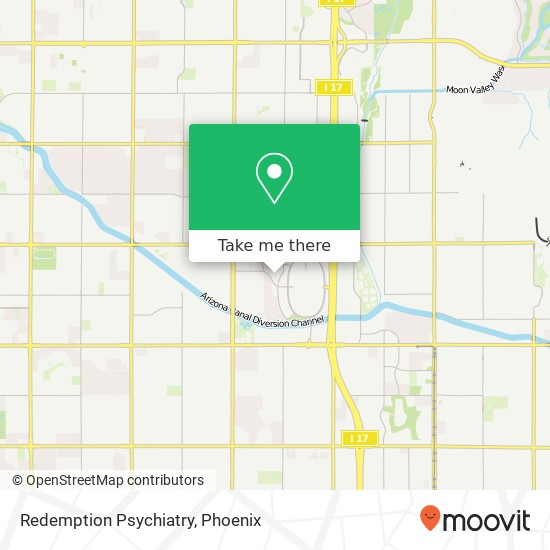 Redemption Psychiatry map