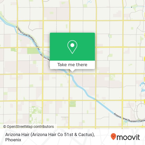 Mapa de Arizona Hair (Arizona Hair Co 51st & Cactus)