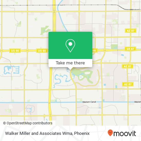 Mapa de Walker Miller and Associates Wma