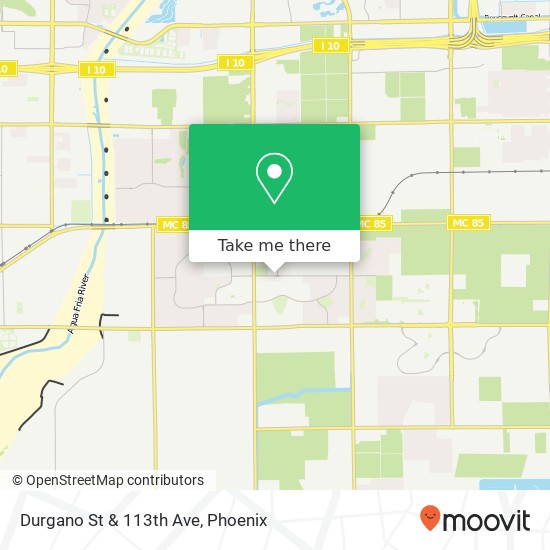 Durgano St & 113th Ave map