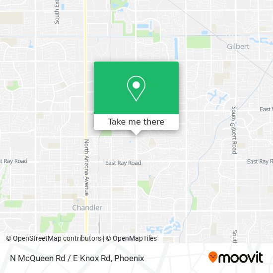 Mapa de N McQueen Rd / E Knox Rd