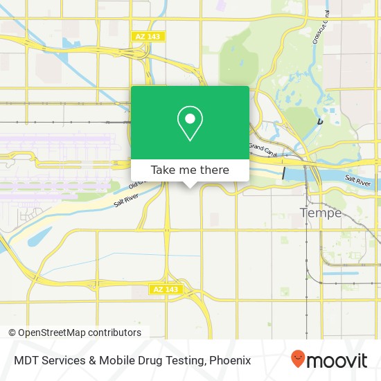 Mapa de MDT Services & Mobile Drug Testing