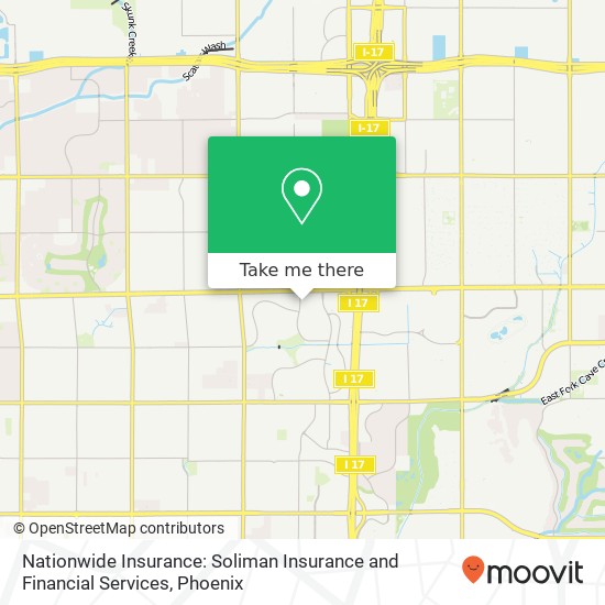 Mapa de Nationwide Insurance: Soliman Insurance and Financial Services