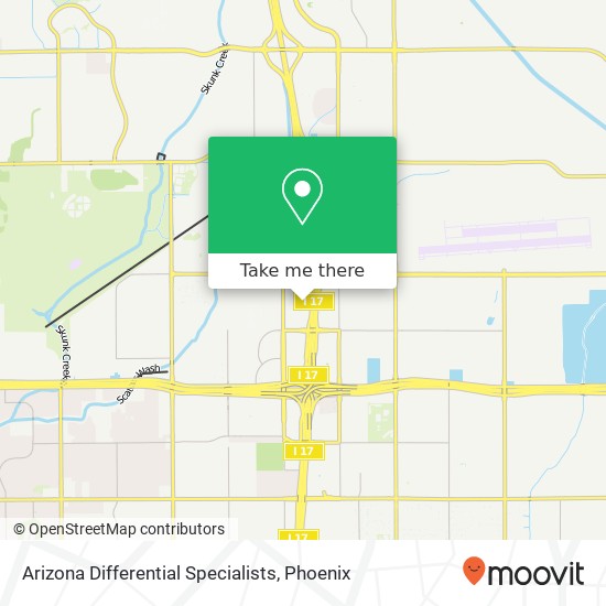 Mapa de Arizona Differential Specialists