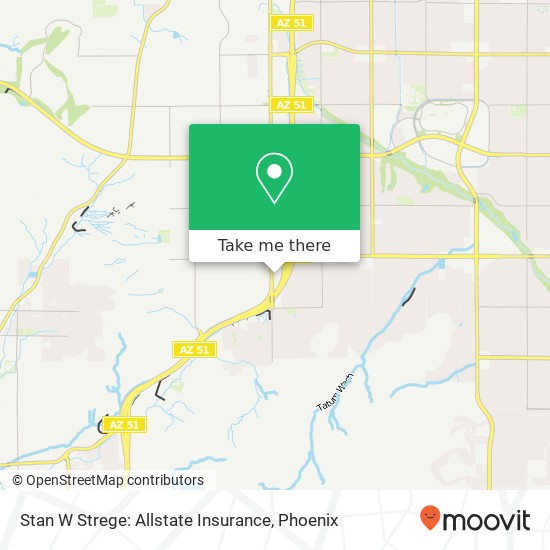 Stan W Strege: Allstate Insurance map