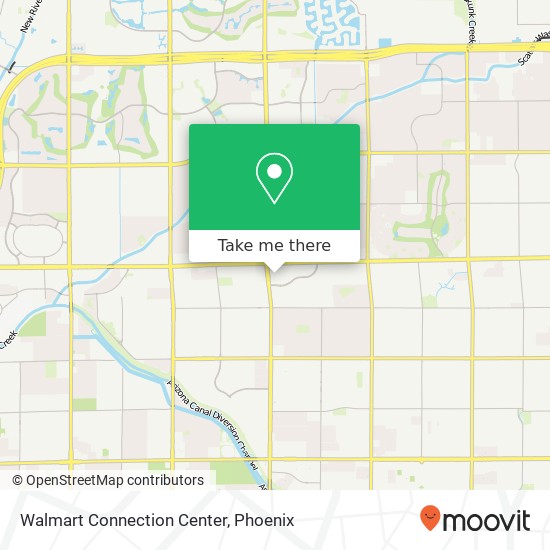 Walmart Connection Center map