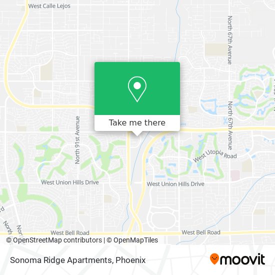 Sonoma Ridge Apartments map