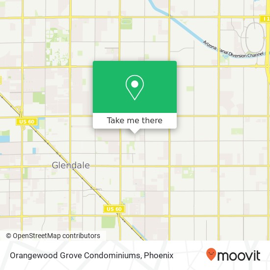 Mapa de Orangewood Grove Condominiums