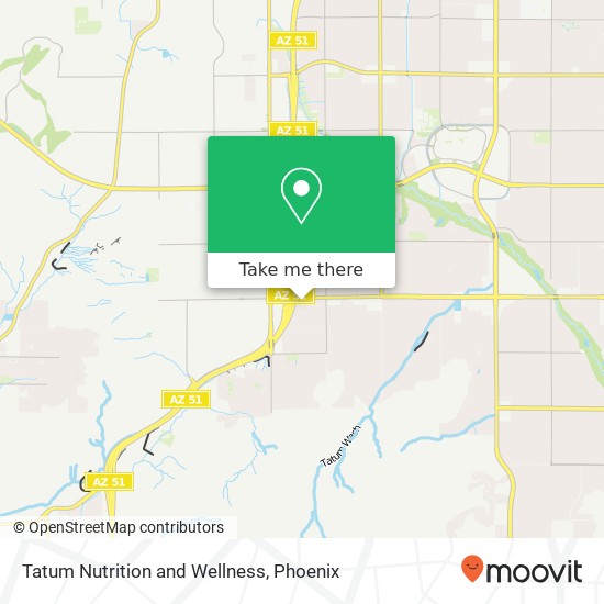 Tatum Nutrition and Wellness map