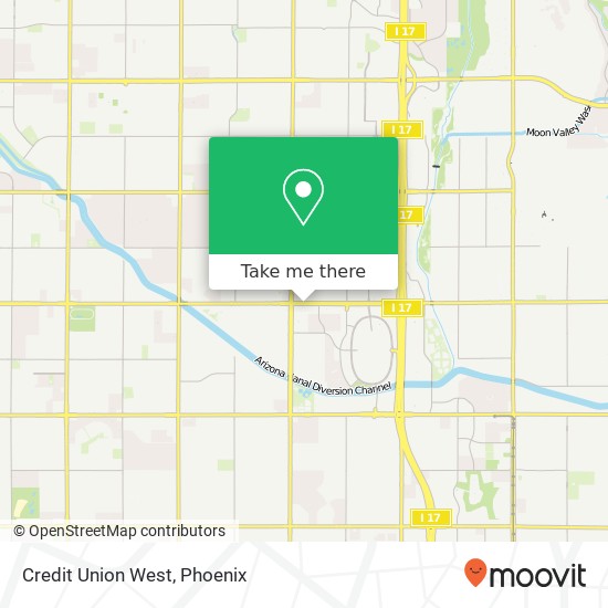 Credit Union West map