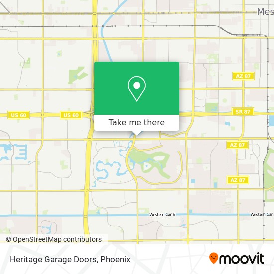 Heritage Garage Doors map