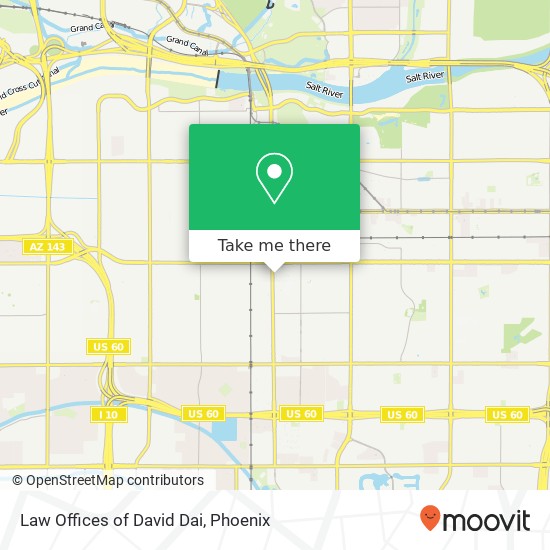 Law Offices of David Dai map