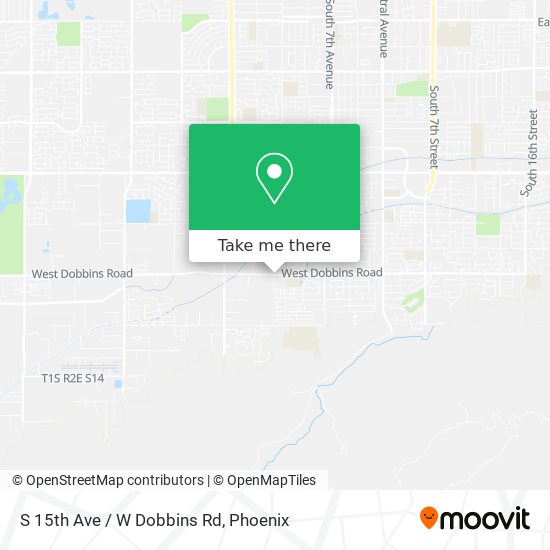 S 15th Ave / W Dobbins Rd map