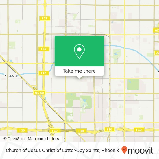 Mapa de Church of Jesus Christ of Latter-Day Saints