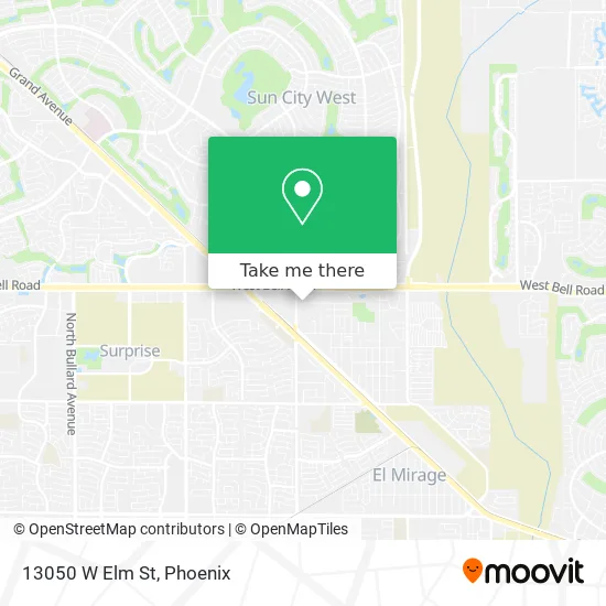 13050 W Elm St map