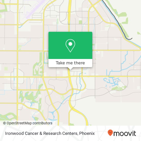 Mapa de Ironwood Cancer & Research Centers