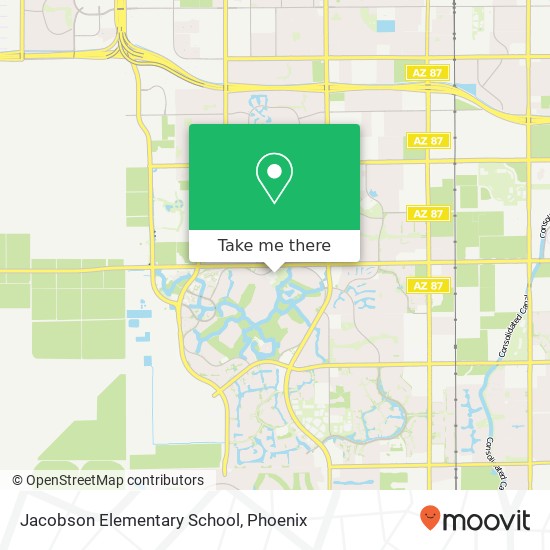 Jacobson Elementary School map
