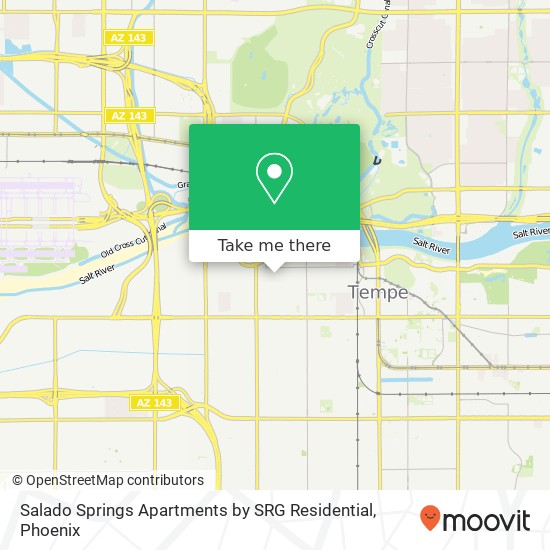 Salado Springs Apartments by SRG Residential map