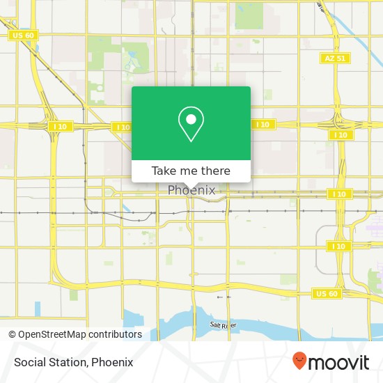 Social Station map