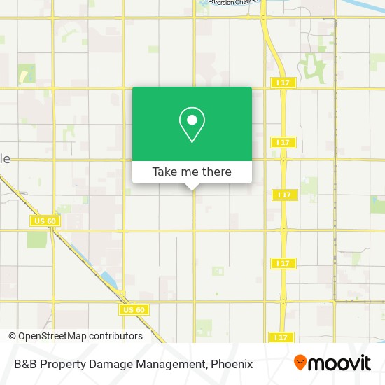 B&B Property Damage Management map