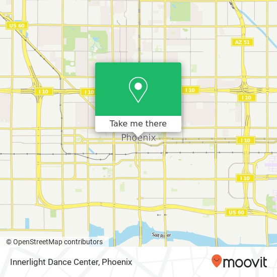 Innerlight Dance Center map