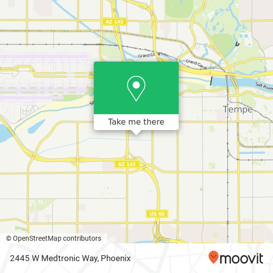 Mapa de 2445 W Medtronic Way