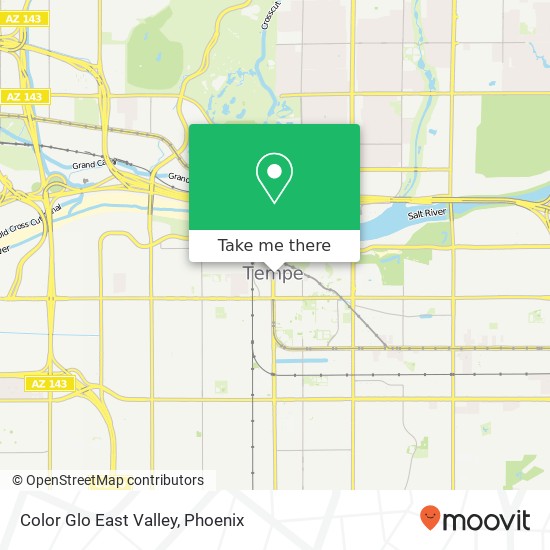 Mapa de Color Glo East Valley