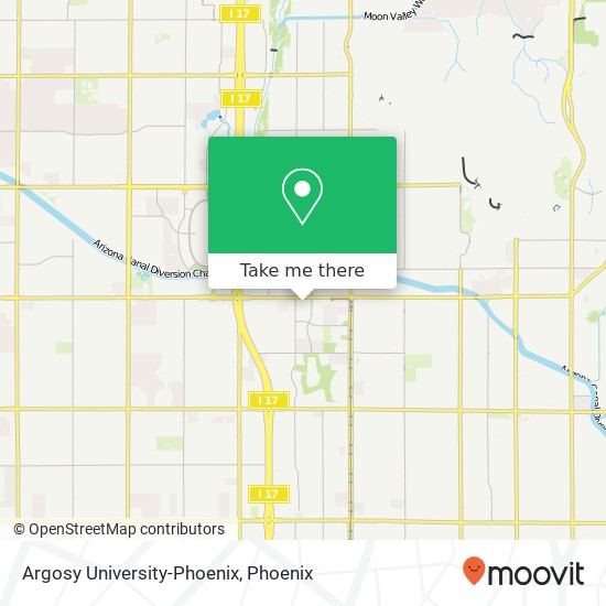 Argosy University-Phoenix map
