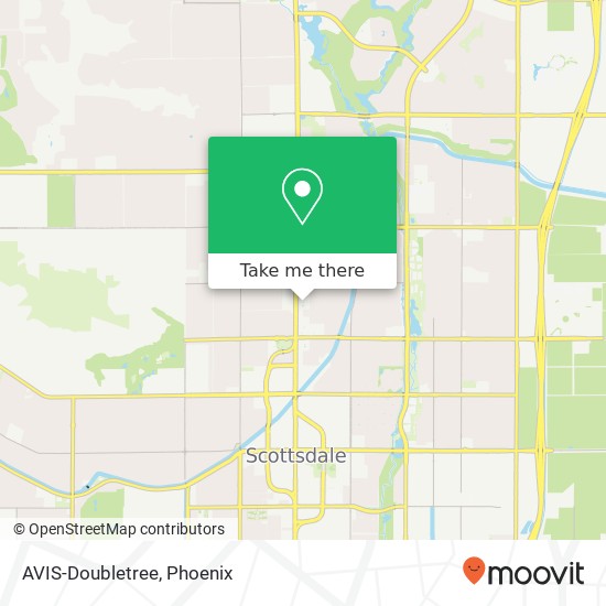 AVIS-Doubletree map