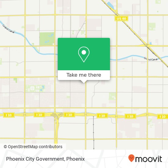 Mapa de Phoenix City Government