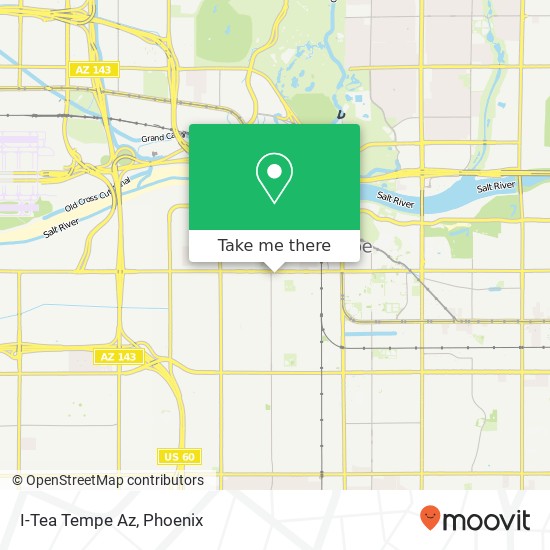 I-Tea Tempe Az map