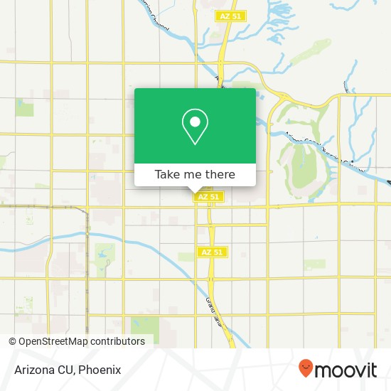 Arizona CU map