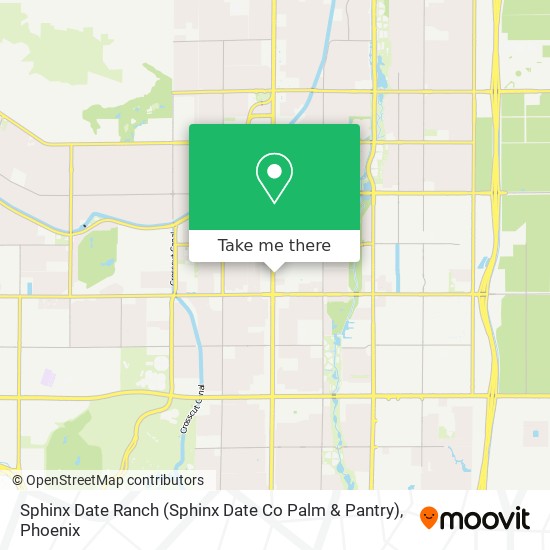 Mapa de Sphinx Date Ranch (Sphinx Date Co Palm & Pantry)