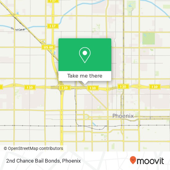 2nd Chance Bail Bonds map